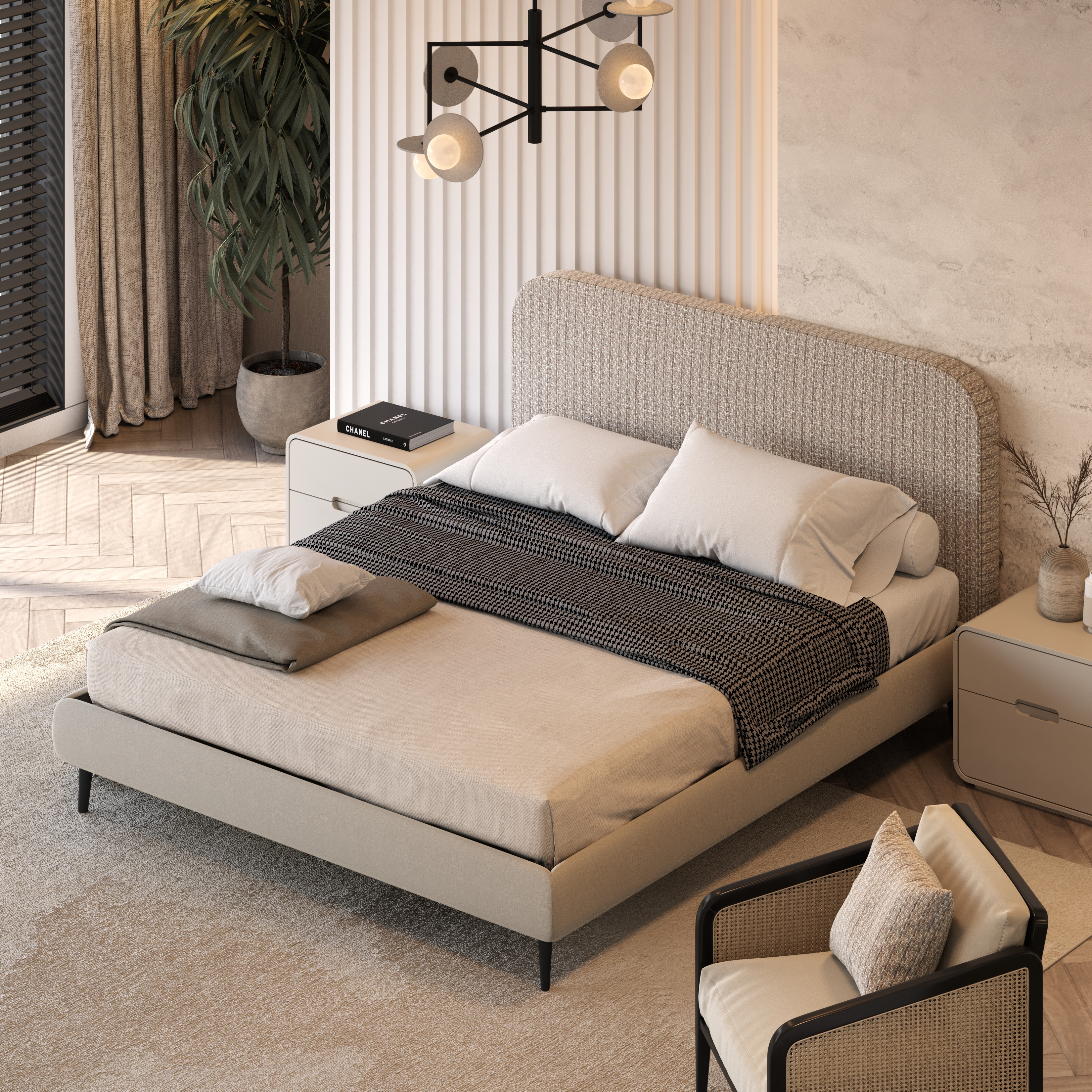 Japandi em casas portuguesas quarto minimalista e acolhedor Estofos.pt 3 Japandi em casas portuguesas quarto minimalista e acolhedor Estofos.pt 3