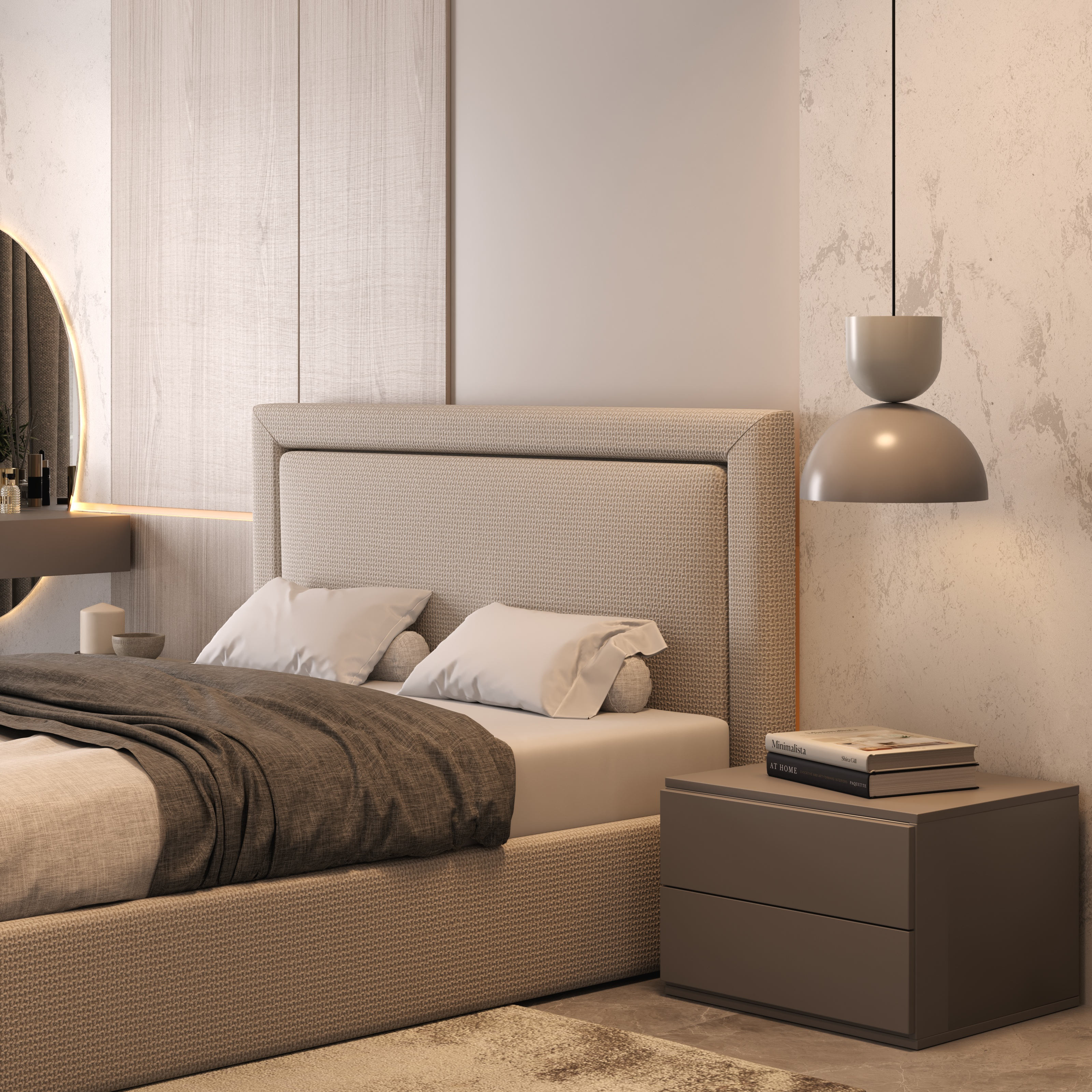 Paleta neutra o segredo para um quarto elegante e intemporal Estofos.pt 1 Paleta neutra o segredo para um quarto elegante e intemporal Estofos.pt