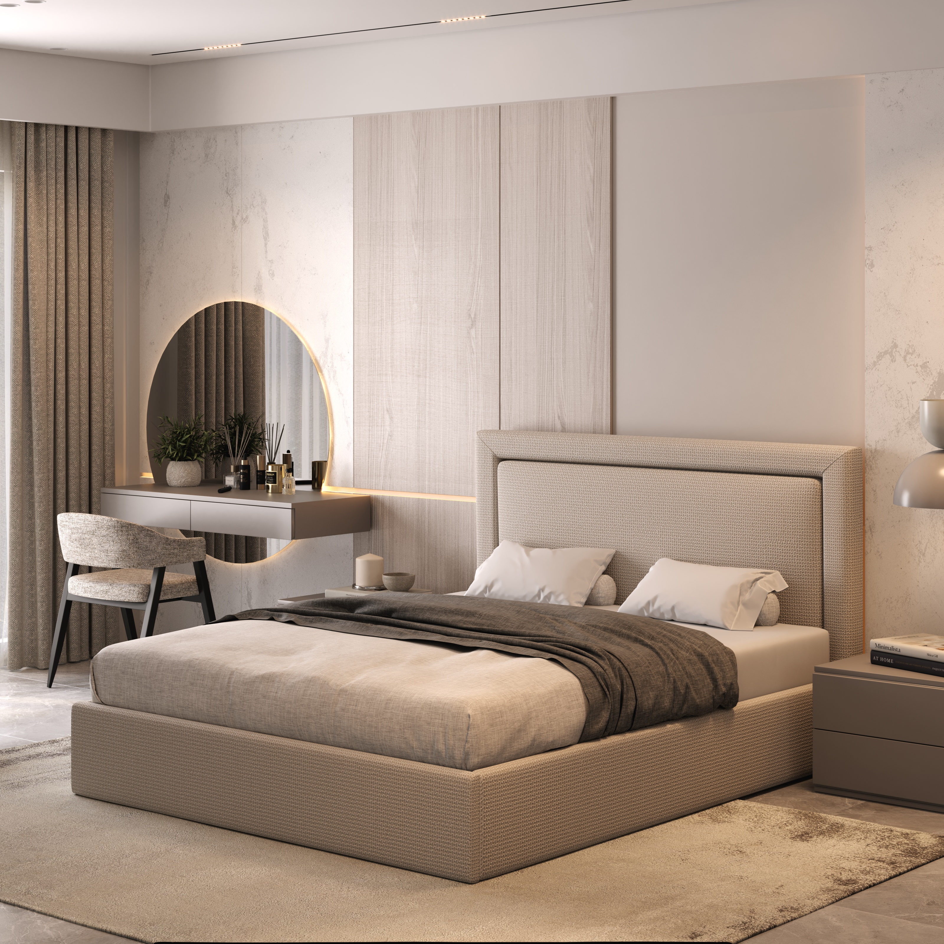 Paleta neutra o segredo para um quarto elegante e intemporal Estofos.pt 3 Paleta neutra o segredo para um quarto elegante e intemporal Estofos.pt